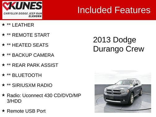 2013 Dodge Durango Crew