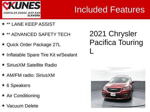 2021 Chrysler Pacifica Touring-L