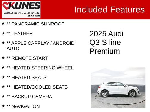 2025 Audi Q3 45 S line Premium