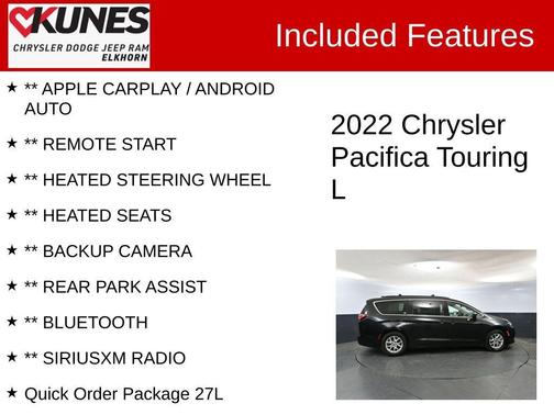 2022 Chrysler Pacifica Touring-L