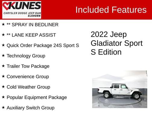 2022 Jeep Gladiator Sport