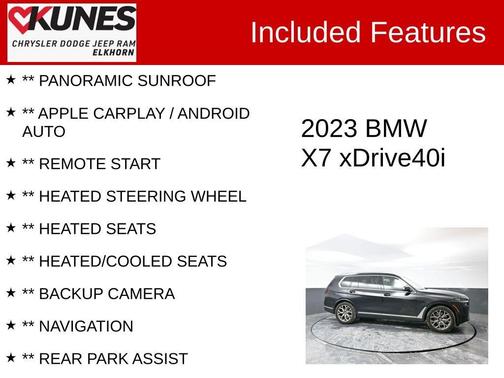 2023 BMW X7 xDrive40i