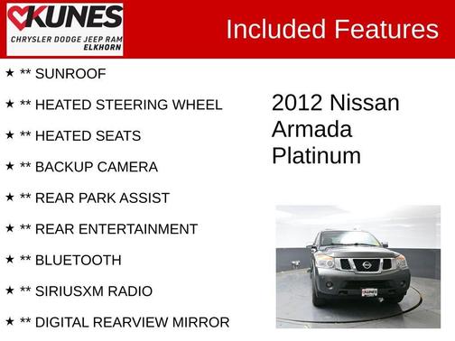 Smoke 2012 Nissan Armada Platinum