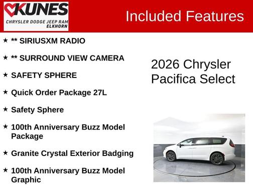 2026 Chrysler Pacifica Select