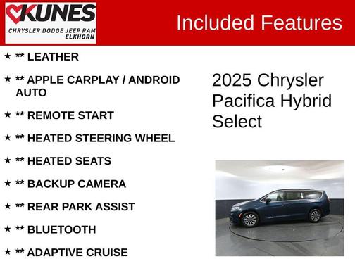 2025 Chrysler Pacifica Hybrid Select