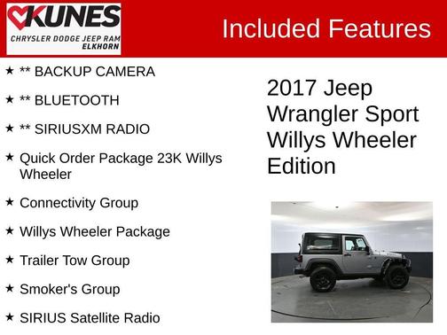2017 Jeep Wrangler Sport