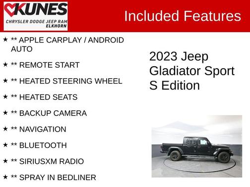 2023 Jeep Gladiator Sport