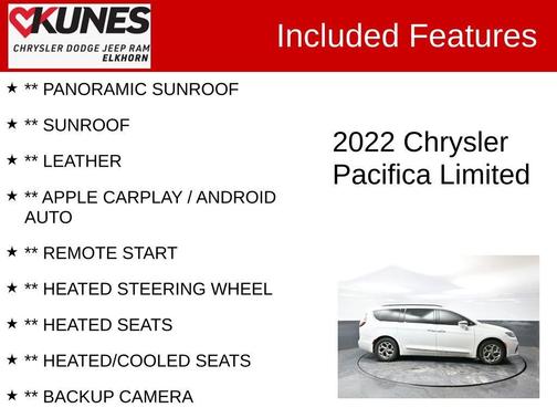 2022 Chrysler Pacifica Limited