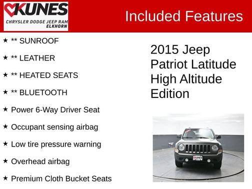 2015 Jeep Patriot High Altitude