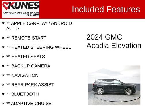 2024 GMC Acadia Elevation