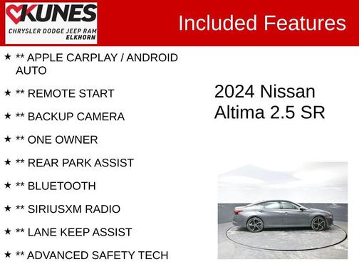 2024 Nissan Altima 2.5 SR