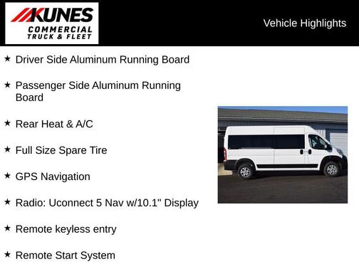 2024 RAM ProMaster 2500 Window Van High Roof