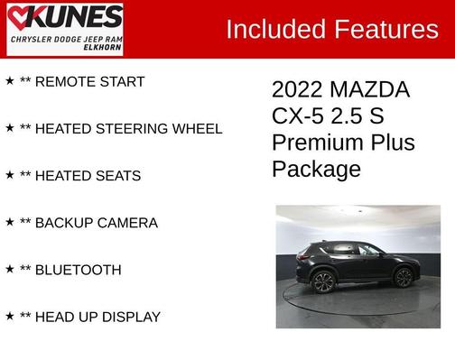 2022 Mazda CX-5 2.5 S Premium Plus Package