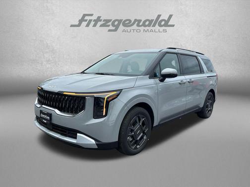 Ceramic Silver 2026 Kia Carnival Hybrid EX