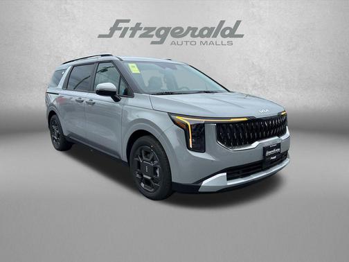 Ceramic Silver 2026 Kia Carnival Hybrid EX