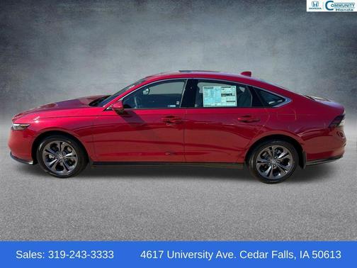 Radiant Red Metallic 2026 Honda Accord Hybrid EX-L
