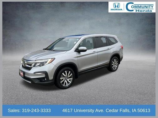 Lunar Silver Metallic 2021 Honda Pilot AWD EX-L