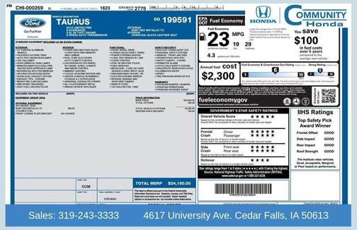 Ruby Red Metallic Tinted Clearcoat 2013 Ford Taurus Limited
