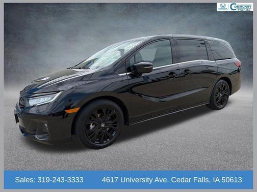 Crystal Black Pearl 2025 Honda Odyssey Sport-L