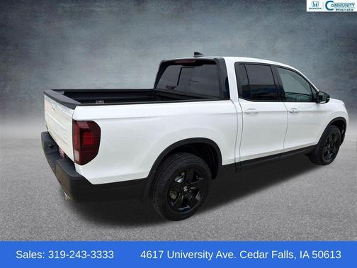 Platinum White Pearl 2026 Honda Ridgeline Black