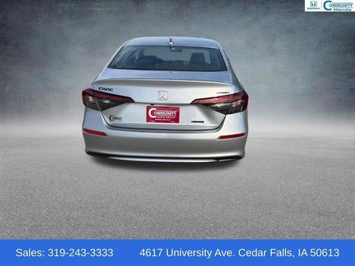 Solar Silver Metallic 2026 Honda Civic Hybrid Sport