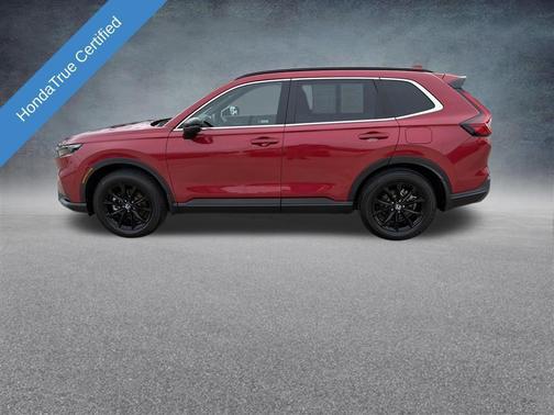 Radiant Red Metallic 2025 Honda CR-V Hybrid Sport AWD