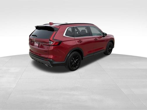 Radiant Red Metallic 2025 Honda CR-V Hybrid Sport AWD