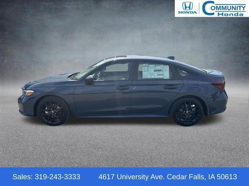 Blue Lagoon Pearl 2026 Honda Civic Hybrid Sport