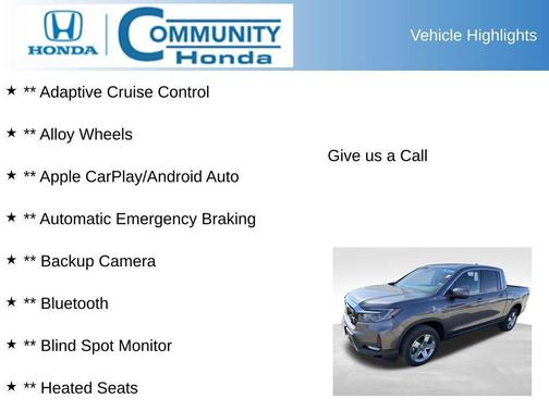 2025 Honda Ridgeline RTL