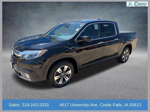 Crystal Black Pearl 2017 Honda Ridgeline RTL-E