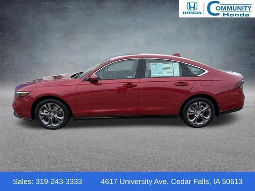 Radiant Red Metallic 2026 Honda Accord Hybrid EX-L