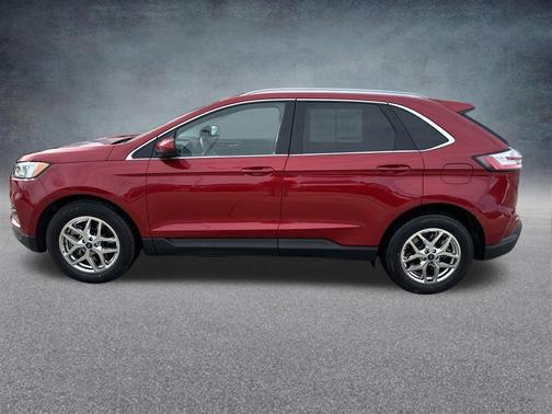 Rapid Red Metallic Tinted Clearcoat 2022 Ford Edge SEL