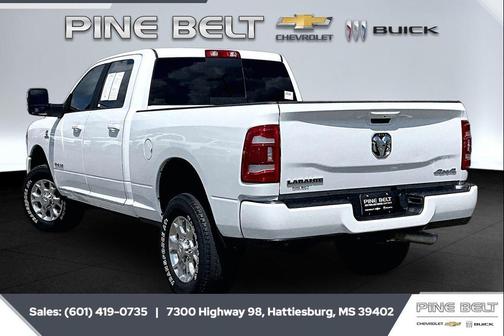 Bright White Clearcoat 2024 RAM 2500 Laramie Crew Cab 4x4 6'4' Box
