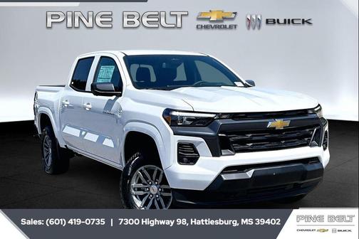 Summit White 2026 Chevrolet Colorado LT