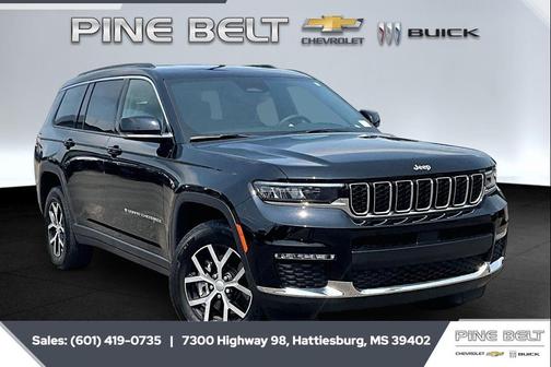 Diamond Black Crystal Pearlcoat 2025 Jeep Grand Cherokee L Limited