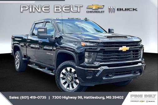 Black 2025 Chevrolet Silverado 2500 Custom