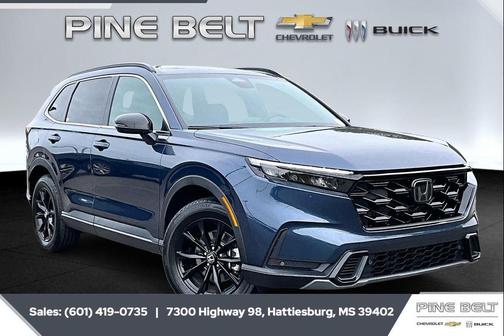 Canyon River Blue Metallic 2025 Honda CR-V Hybrid Sport AWD