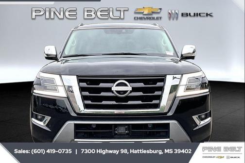 Super Black 2022 Nissan Armada Platinum 2WD