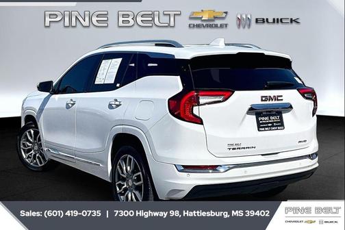 Summit White 2024 GMC Terrain Denali