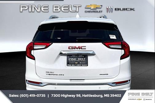 Summit White 2024 GMC Terrain Denali