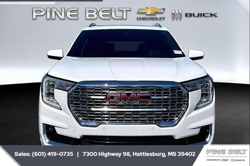 Summit White 2024 GMC Terrain Denali