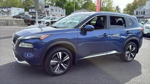Caspian Blue 2023 Nissan Rogue Platinum