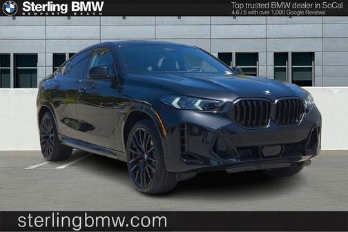 Black Sapphire Metallic 2026 BMW X6 xDrive40i