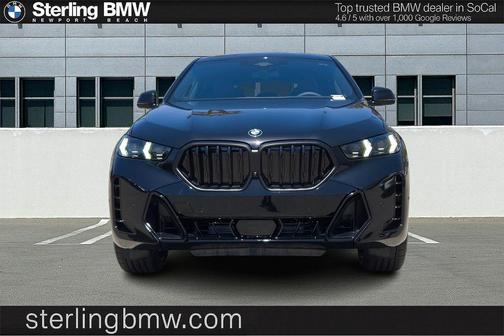 Black Sapphire Metallic 2026 BMW X6 xDrive40i