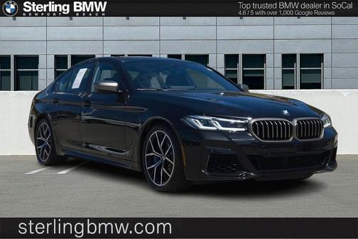 Black Sapphire Metallic 2023 BMW M550 i xDrive