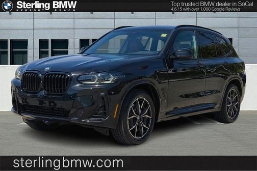 Black Sapphire Metallic 2024 BMW X3 xDrive30i