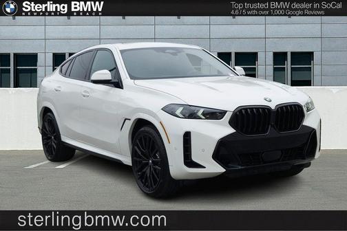 Alpine White 2027 BMW X6 xDrive40i
