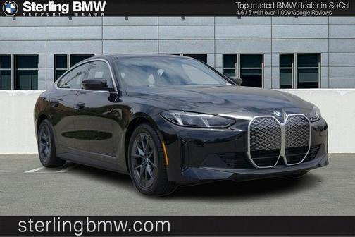 Black Sapphire Metallic 2026 BMW i4 Gran Coupe eDrive40