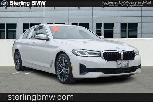 Mineral White Metallic 2023 BMW 530 i