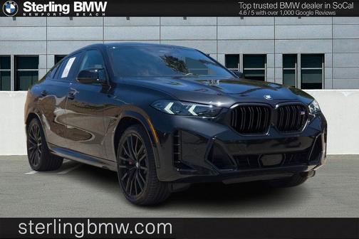 Black Sapphire Metallic 2024 BMW X6 M60i